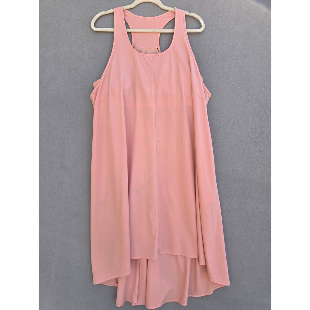Halara High Lo Sleeveless Pink Dress 1X